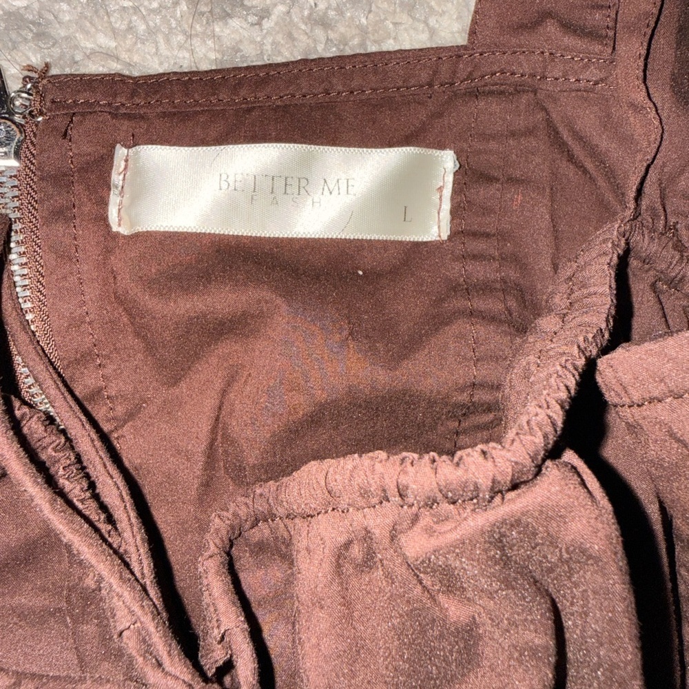 Brown Sleeve Top - Picture 4 of 4